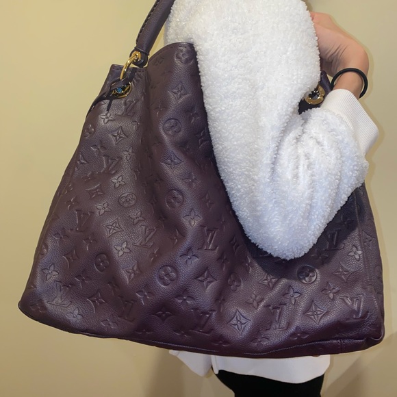 Louis Vuitton Purple Monogram Empreinte Artsy MM Aube - Picture 2 of 10
